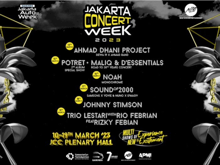 Hari Pertama Jakarta Concert Week Bakal Diramaikan Ahmad Dhani Project, Siap Nostalgia?