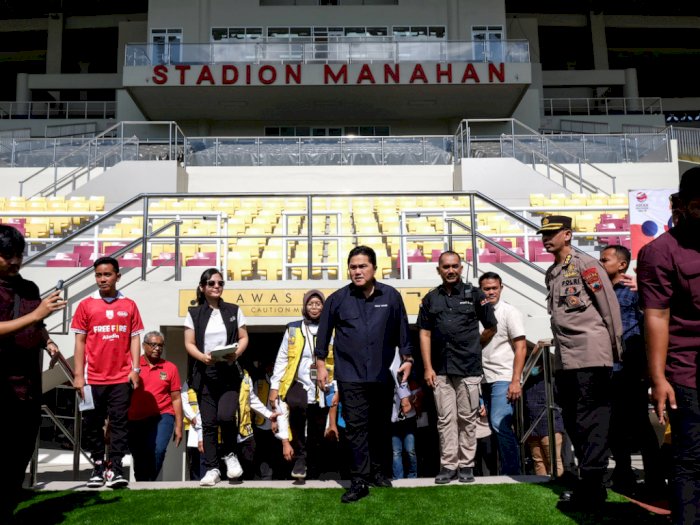 Erick Thohir Pastikan Stadion Manahan Solo Sangat Siap untuk Piala Dunia U-20 2023