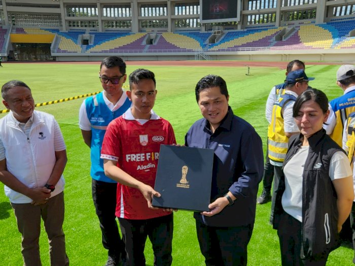 Menpora Amali Bersama Ketum PSSI Tinjau Stadion Manahan Solo untuk Venue Piala Dunia U-20