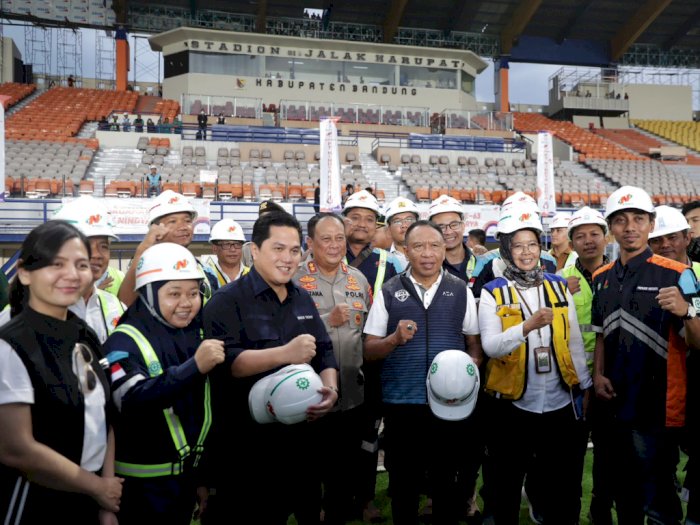 Piala Dunia U-20 2023: Renovasi Stadion Si Jalak Harupat Dikebut Target Rampung 17 Maret 