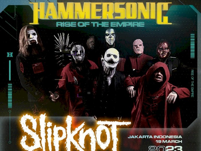 Rundown Hammersonic 2023, Vio-Lence dan Slipknot Jadi Headliner Hari Pertama-Kedua