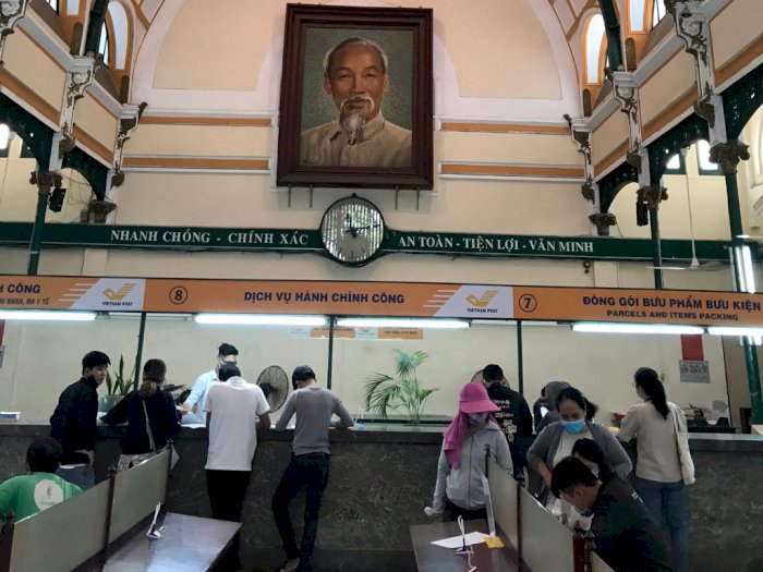 Saigon Central Post Office, Kantor Pos Berusia Ratusan Tahun di Vietnam Jadi Tempat Wisata