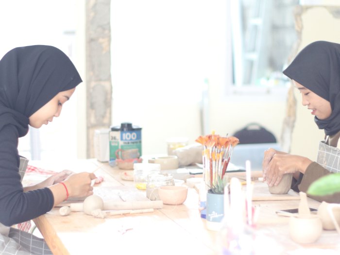 Yara Pottery, Tempat Self Healing Sekaligus Belajar Gerabah di Bogor