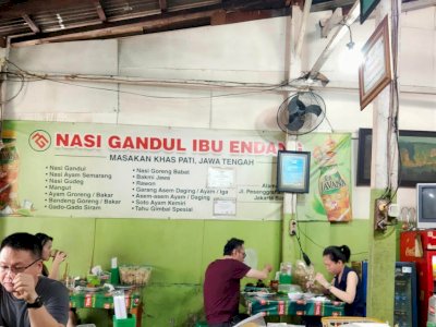 Nasi Gandul Bu Endang di Jakarta Barat, Kuliner Legendaris Favorit Presiden Jokowi