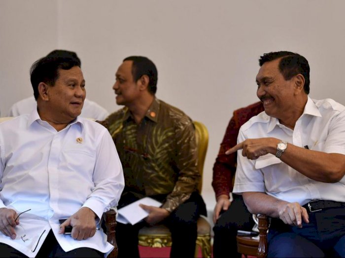 Momen Luhut Pandjaitan Bercanda ke Prabowo: Kau Jangan Macam-macam Bowo!