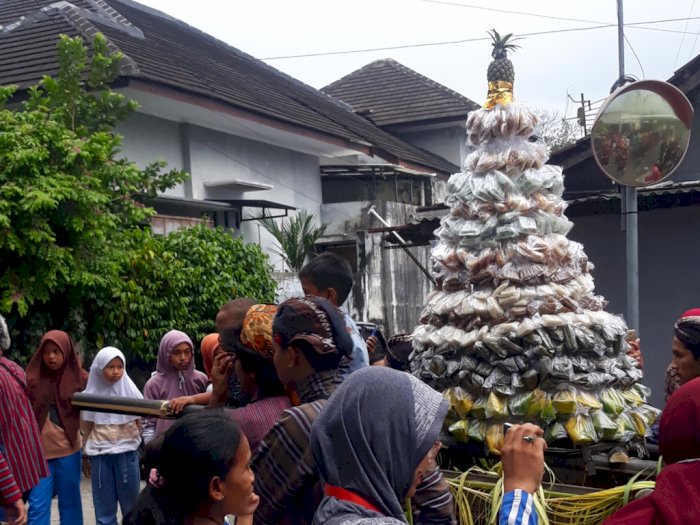 Melihat Gunungan Berkah di Acara Ruwahan, Tradisi Sambut Bulan Ramadhan di Jogja