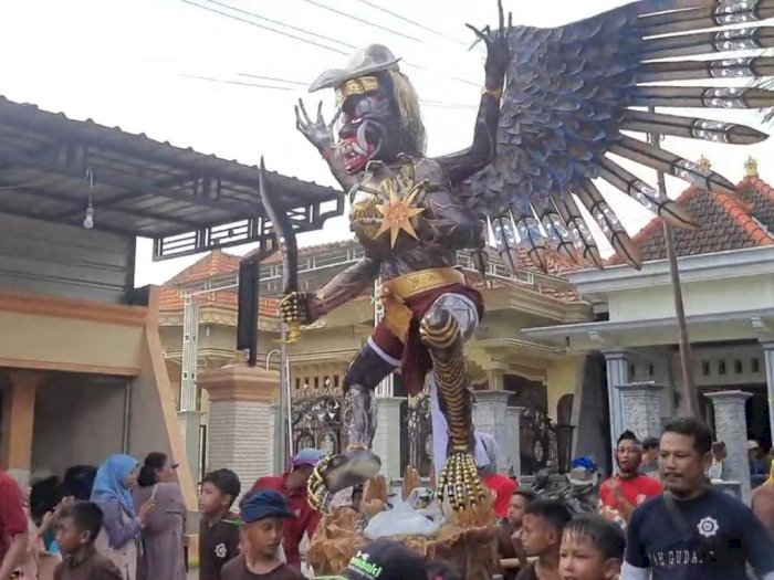 Pawai Ogoh-Ogoh Sambut Nyepi Kembali Digelar Usai Vakum 3 Tahun, Lamongan Serasa Bali!