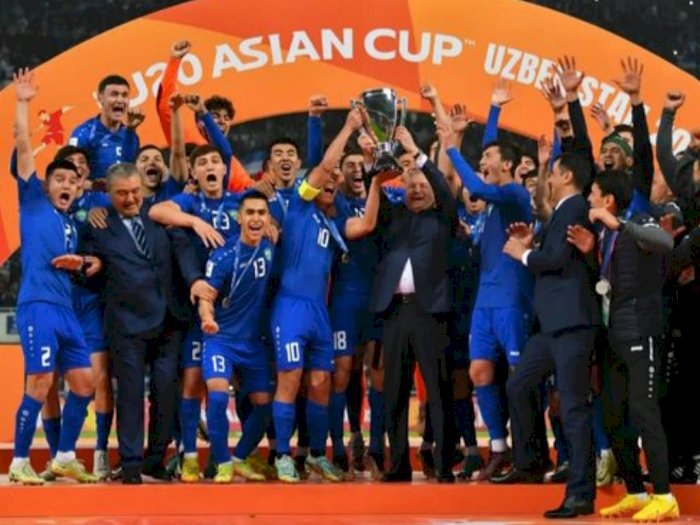 Usai Juara Piala Asia U-20 2023, Timnas Uzbekistan Diberi Hadiah Mobil
