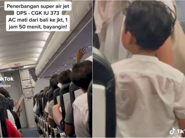 Viral Curhat Wanita Kecewa Naik Super Air Jet, AC Mati hingga Pesawat Terbang 10.000 Kaki