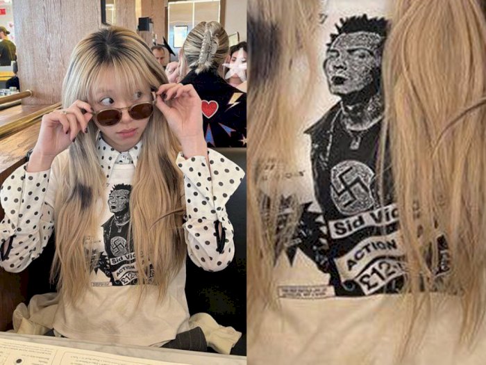 Pakai Baju Bersimbol Swastika Nazi, Chaeyoung TWICE Minta Maaf ke Netizen