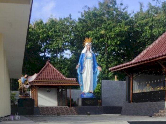 Heboh Patung Bunda Maria Ditutup Terpal di Yogyakarta, Ini Kata Kemenag