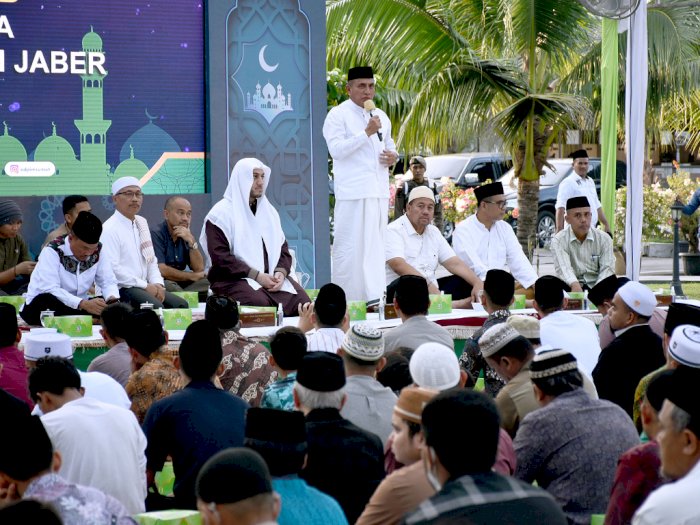 Gubernur Sumut Ungkap Rasa Bahagia Bisa Berbagi di Ramadan Tahun Ini