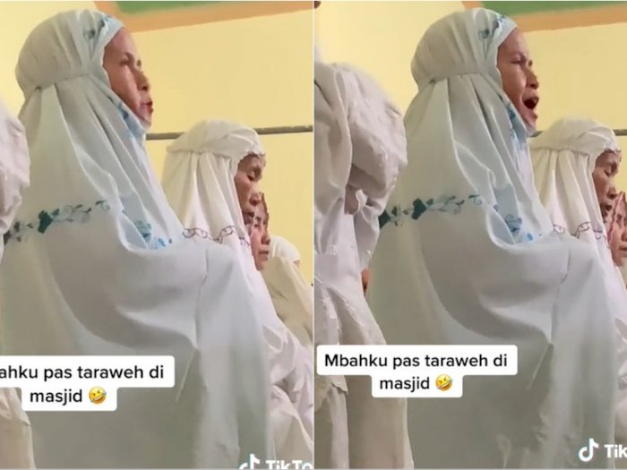 Viral Nenek Teriak 'Amin' saat Salat Tarawih, Suaranya Menggelegar Satu Masjid