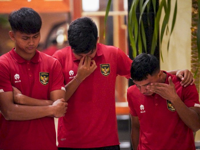 Batal Mentas di Piala Dunia, Tangis Sedih Penggawa Timnas Indonesia U-20 Pecah