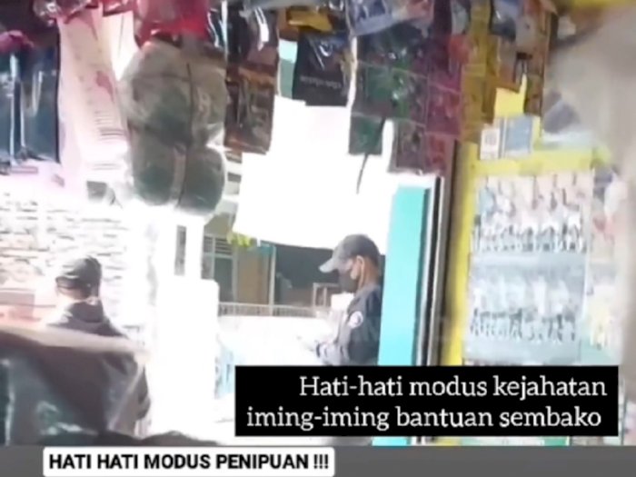 Viral Penipuan Sembako Modus Karyawan TV di Depok, Hp Korban Digondol!