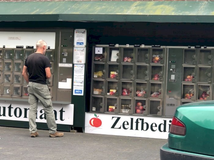 Beda dari yang Lain, Petani di Belanda Jual Hasil Panennya Pakai Vending Machine