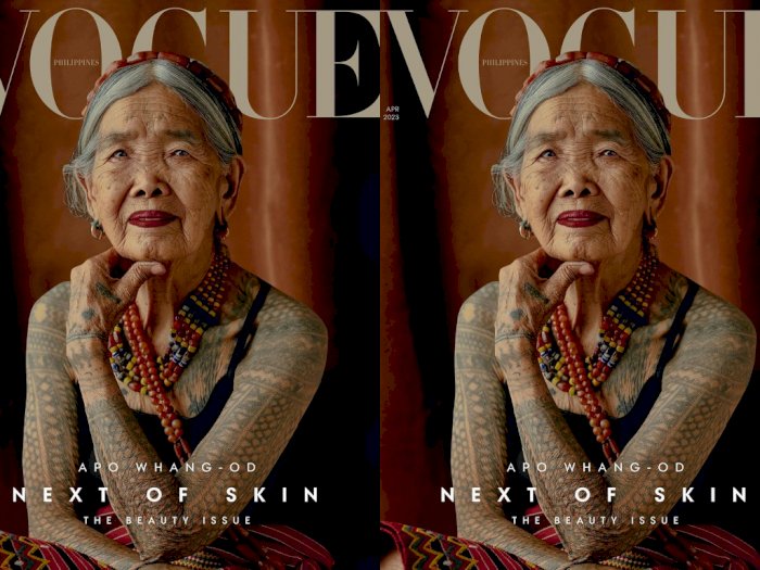 Seniman Tato Asal Filipina Ini Jadi Cover Majalah Vogue Tertua, Umurnya 106 Tahun