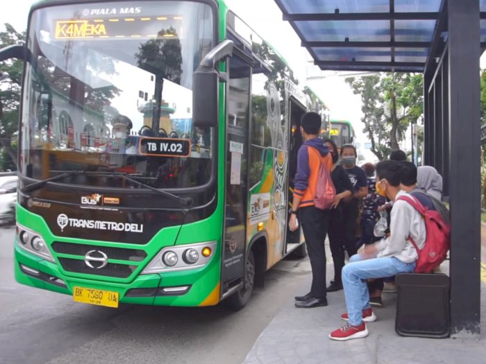 Asyiknya Naik Bus Trans Metro Deli di Medan, Ini Daftar Rute dan Tarifnya!