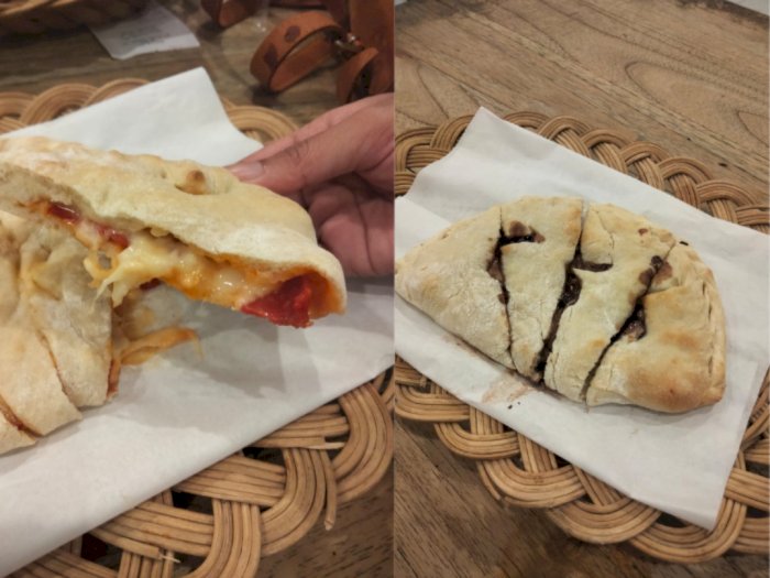 Merasakan Sensasi Makan Pizza Lipat di Panties Pizza: Bentuknya Unik, Toppingnya di Dalam