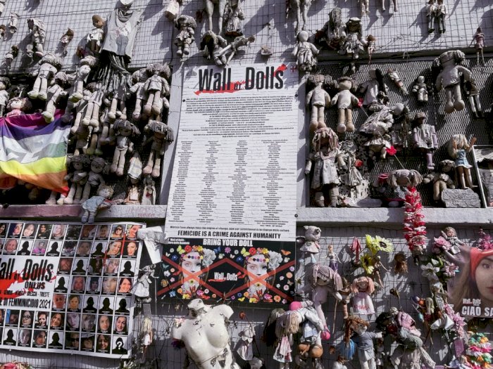 Sedih & Menyeramkan: The Wall of Dolls, Pengingat Korban Kekerasan pada Perempuan di Milan