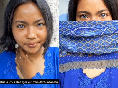 Viral Sosok Wanita Bermata Biru dari Jabar yang Jadi Incaran Fotografer Dunia