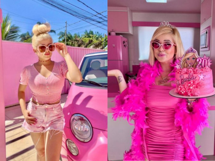 Bruna Carolina Peres, Wanita yang Terobsesi dengan Barbie sampai Punya Barang Serba Pink