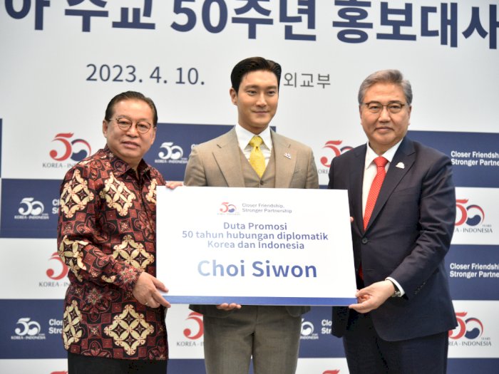 Choi Siwon Jadi Duta Promosi 50 Tahun Hubungan Persahabatan Indonesia-Korea Selatan