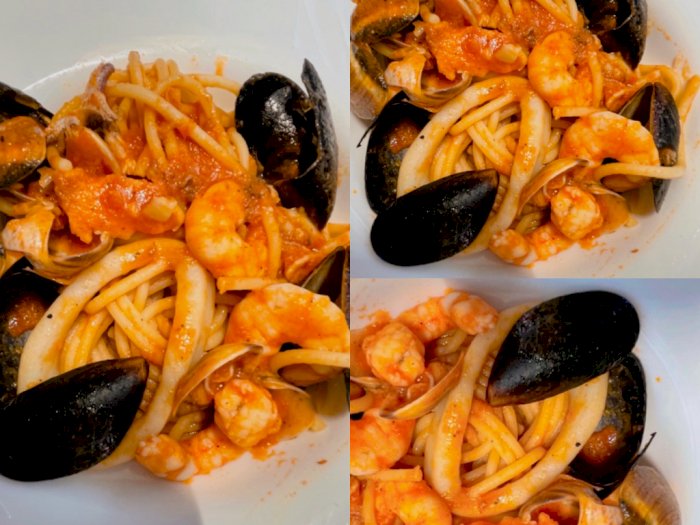 Menikmati Kelezatan Spaghetti Seafood Khas Italia di Tengah Kota Milan