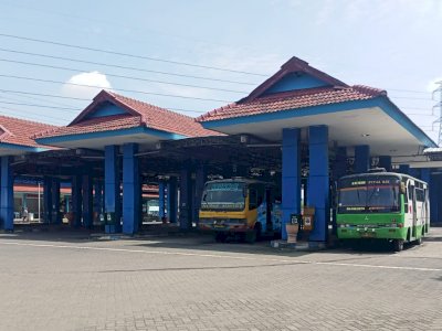 Terminal Kertajaya Mojokerto Sepi, Lonjakan Arus Mudik Diperkirakan H-7 Lebaran
