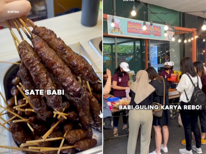 Viral Festival Kuliner Babi, Netizen Salfok Ada Cewek Berhijab Antre: Salah Server Ukhti