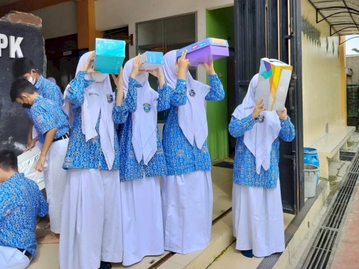 Jelang Gerhana Matahari, Siswa SMP Muhammadiyah PK Solo Buat Kamera Lubang Satu Jarum