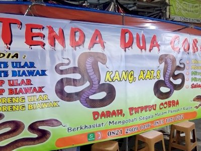Kuliner Ekstrim di Pasar Lama Tanggerang: Sate Kobra dan Biawak, Berani Coba? 