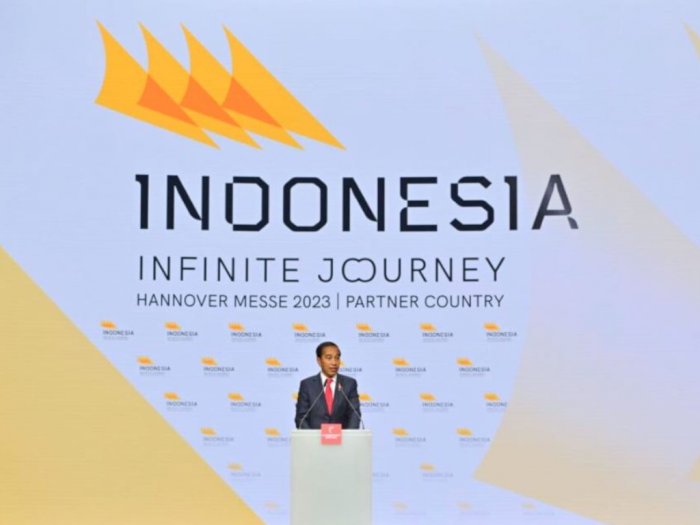 Presiden Jokowi Pidato di Pembukaan Hannover Messe 2023 Jerman