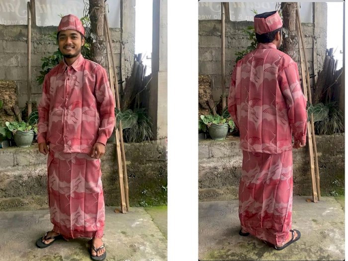 Viral Outfit Pria Setelan Tirai Bangau Legend, Netizen: Ide Baju Lebaran Biar Gak Samaan
