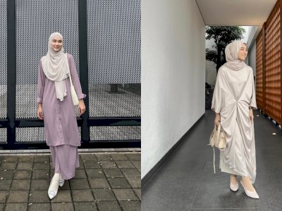 6 OOTD Halal Bihalal Hijab dengan Outfit yang Simple Elegan!
