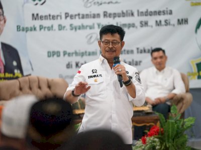 Mentan Yasin Limpo Ajak Penyuluh Kabupaten Takalar Tanam Komoditas Strategis