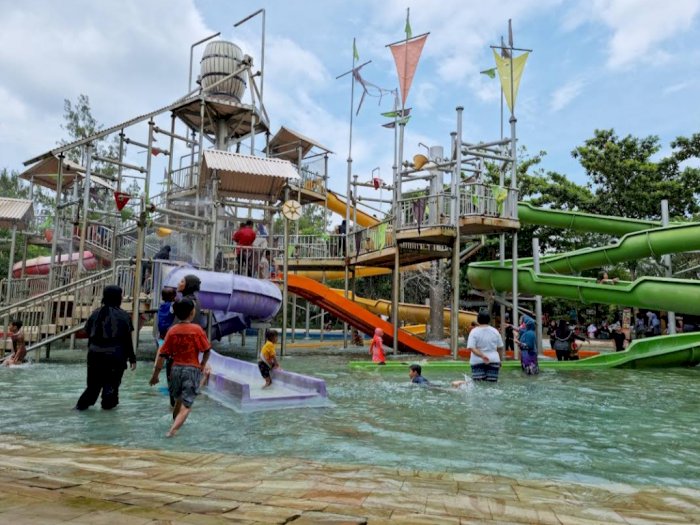 Menikmati Liburan Hari Lebaran di Jogja Bay Waterpark, Wahana Bermain Bersama Keluarga