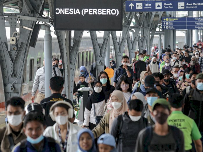 43.600 Pemudik Pengguna Kereta Tiba Kembali di Jakarta