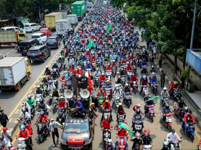 50.000 Buruh Demo di Jakarta, Polda Metro Jaya Antisipasi Adanya Penyusup