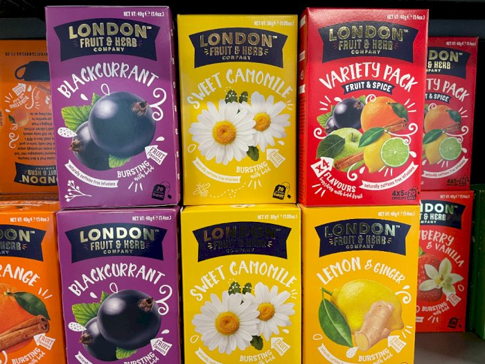 London Fruit and Herb Tea, Teh Segar Khas London yang Unik untuk Oleh-oleh