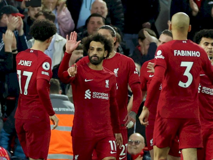 Tendangan Penalti Mohamed Salah Sukses Bobol Gawang Fulham 1-0