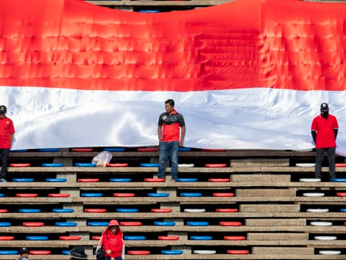 Bendera Indonesia Terpasang Terbalik dalam Upacara Pembukaan SEA Games 2023