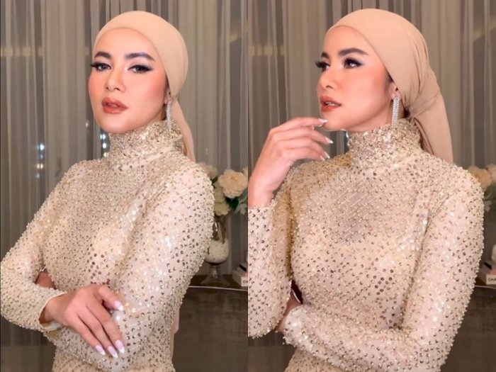 Olla Ramlan Pakai Dress Ketat dan Hijab Turban Banjir Kritik: Rambut sama Leher Kondisikan