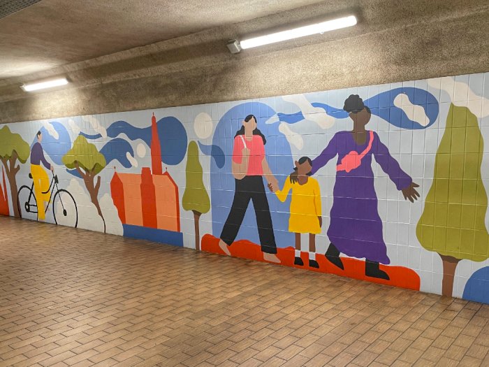 Mural Karya Anak Indonesia di Stasiun Leuven: Potret Keseharian yang Dikagumi Warga Belgia