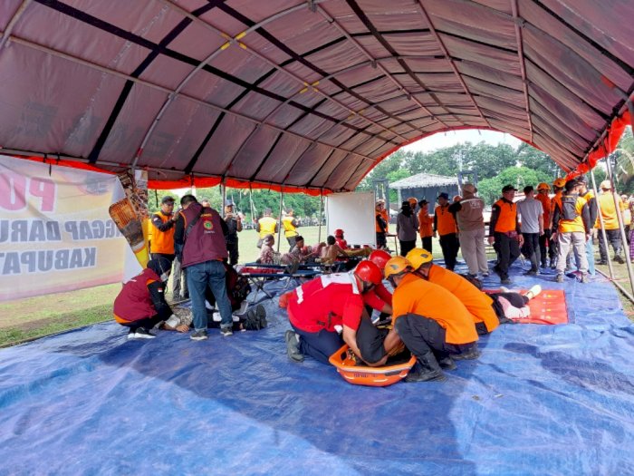 Simulasi Penanganan Dampak Gempa, Bentuk Siap Siaga Bencana di Jember