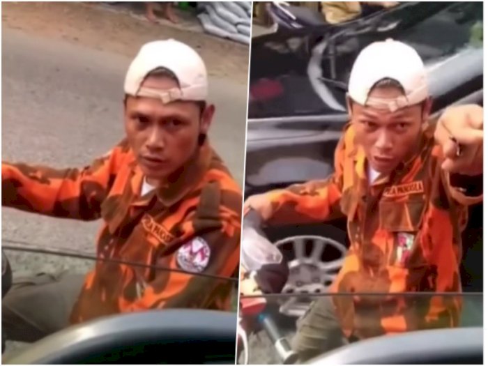 Viral Pria Berseragam Ormas Palak dan Ancam Sopir Truk di Bogor, Polisi Buru Perlaku