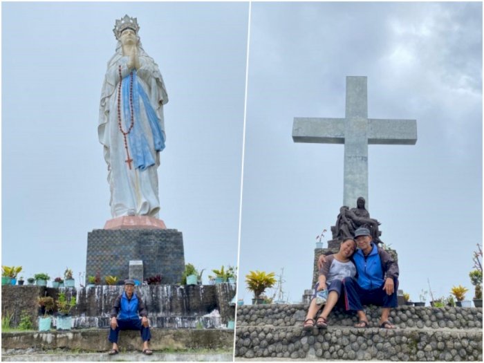 Berkunjung ke Wisata Rohani Patung Bunda Maria di Bukit Wolowio Bajawa 