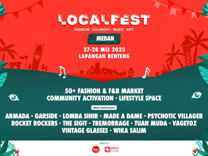 Localfest 2023 Siap Hadir di Medan dengan Puluhan Tenant hingga Deretan Musisi Lokal!