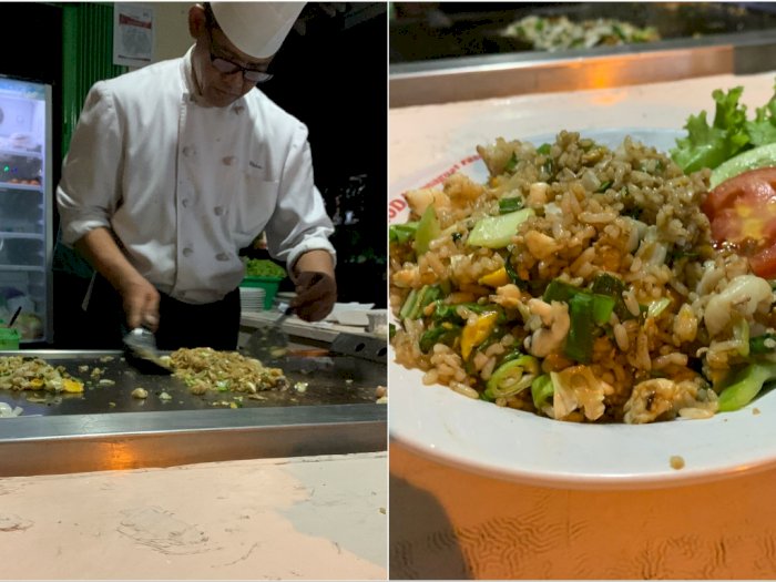 Cobain Warung Teppanyaki Kaki Lima Milik Mantan Chef Hotel, Bisa Lihat Atraksi Memasak