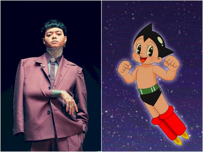 Potret Reza Arap Pakai Boots Merah Cosplay Jadi Astro Boy Ramai Disorot: Aurat Bang